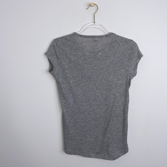 Organic John Patrick Womens Short Sleeves Crew Neck Tee Shirt Gray Sz Medium - Picture 3 of 8